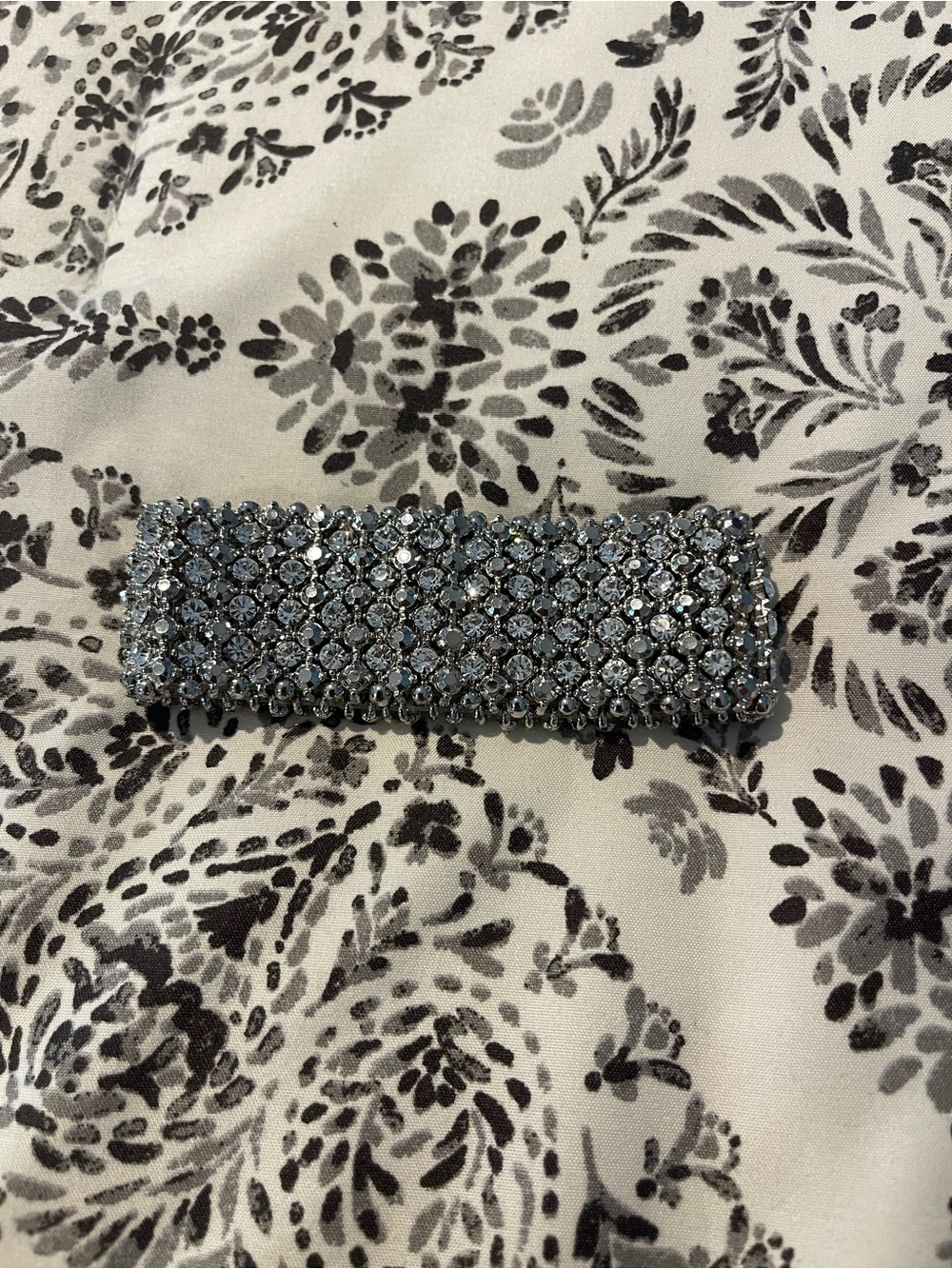 Charming Charlie Silver Crystal Bracelet